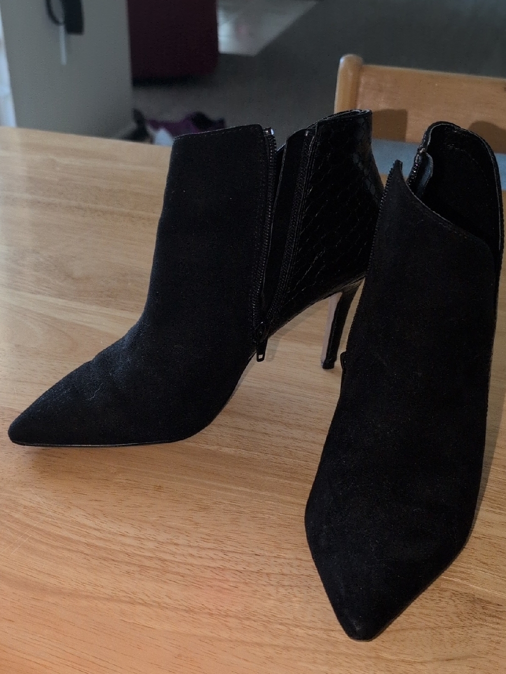 Black Bootie Heels Express.